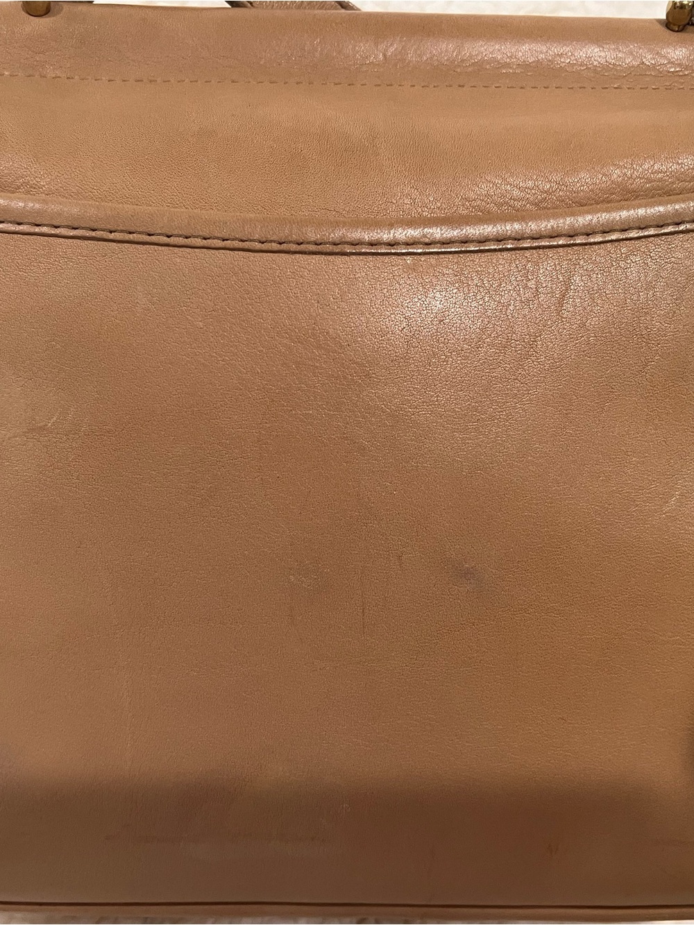Coach Logan 9907 Style CamelLeather Vintage Bag - Picture 4 of 16